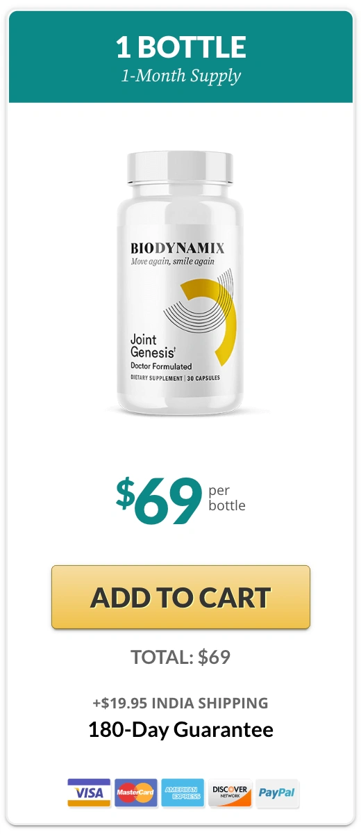 Joint Genesis one bottle