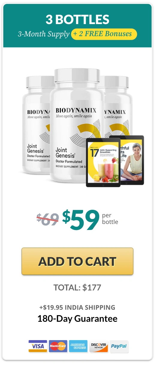 Joint Genesis three bottles order